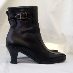 Women's Black Leather Boots